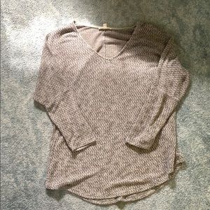 gray sweater